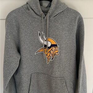 Gray Nike Vikings Hoodie